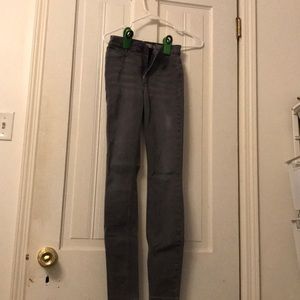 Joe’s Jeans. Grey. Skinny. High rise